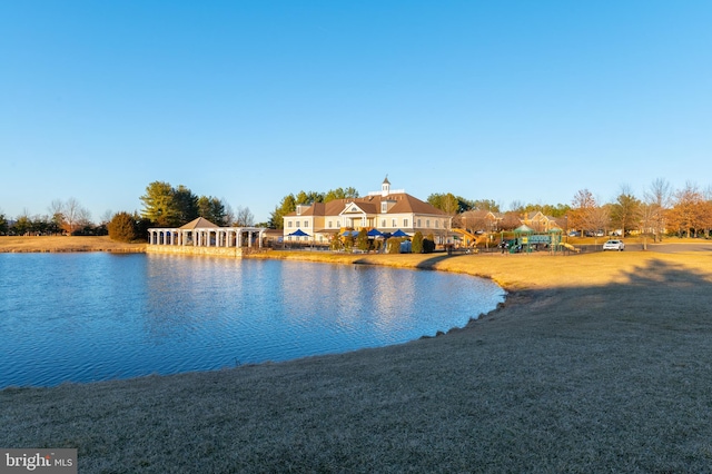 property view of water