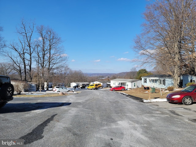 view of road