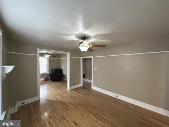 interior space featuring hardwood / wood-style flooring