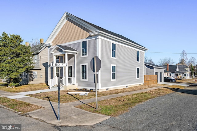 view of front of home