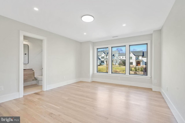 interior space featuring light hardwood / wood-style flooring