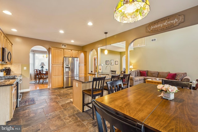 view of dining room