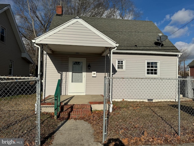 bungalow-style house with a porch