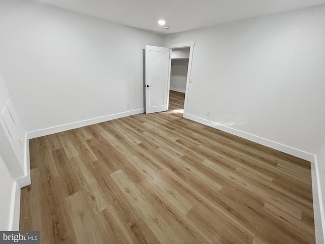 interior space featuring light hardwood / wood-style flooring