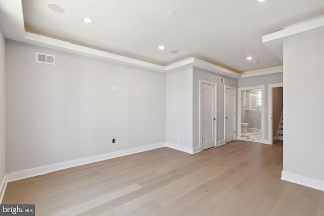 interior space with light wood-type flooring