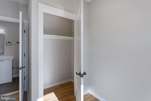 view of closet