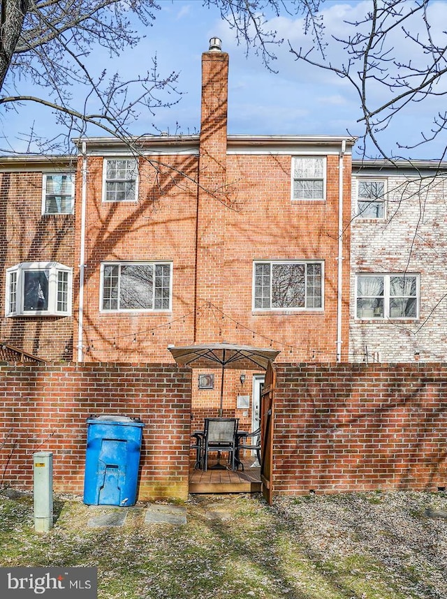 view of rear view of property