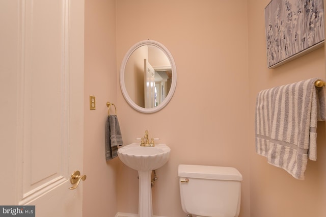 bathroom with toilet