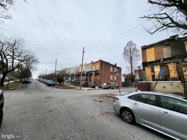 view of road