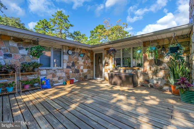 view of deck