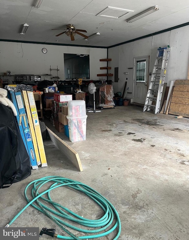 30 Foggy Bottom Ln, Berkeley Springs, WV 25411 - garage with electric panel