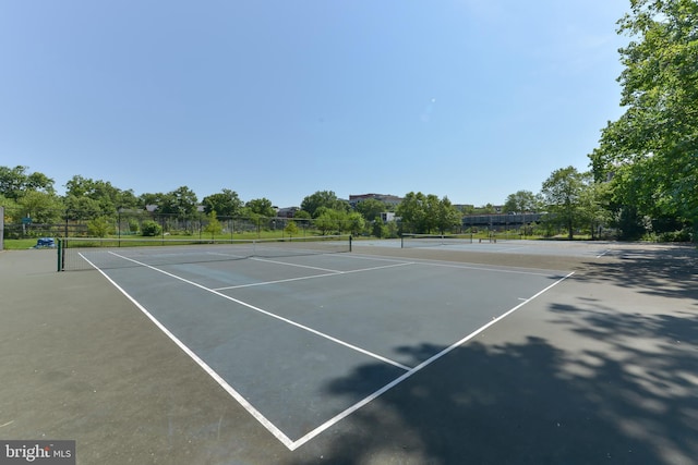 view of sport court