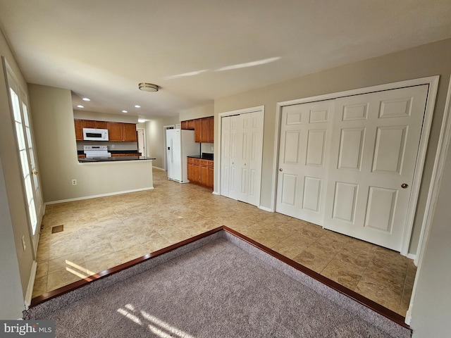 view of unfurnished living room