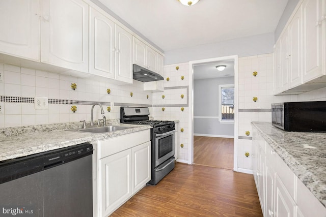 kitchen featuring white cabinetry, appliances with stainless steel finishes, and sink