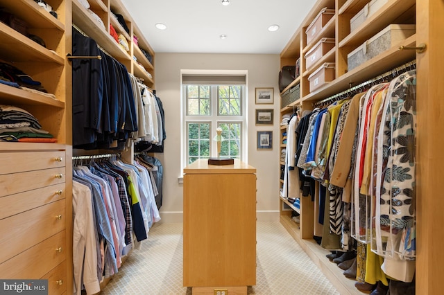 view of spacious closet