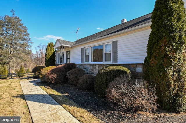 view of side of property