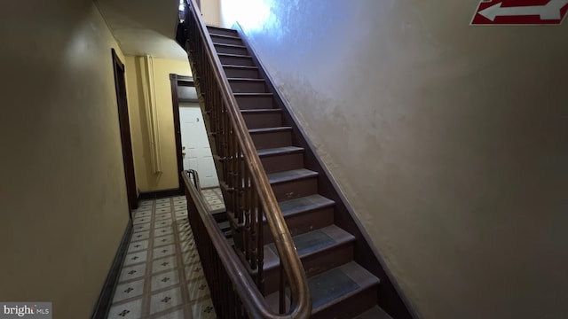 view of stairway