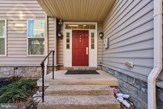 view of property entrance