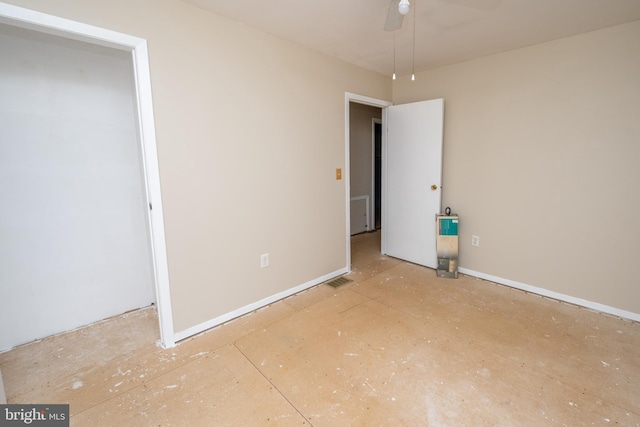 view of unfurnished bedroom