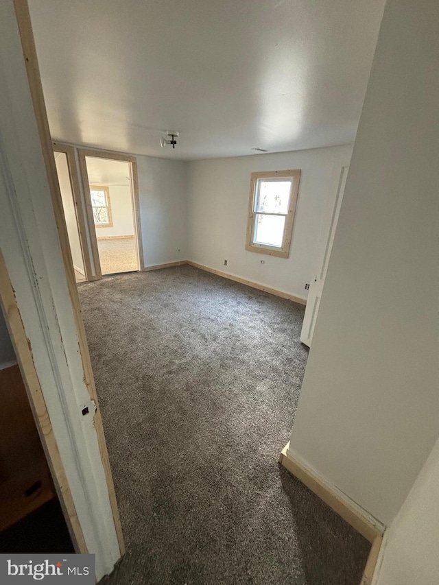 unfurnished room with carpet