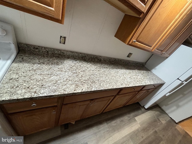 interior details featuring light stone counters