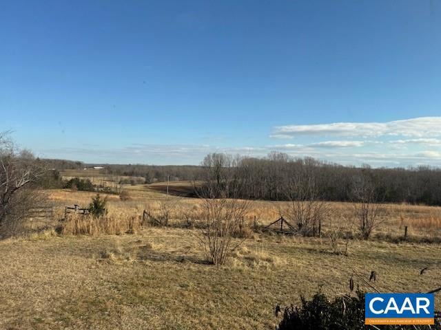 property view of mountains with a rural view