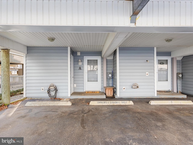 view of entrance to property