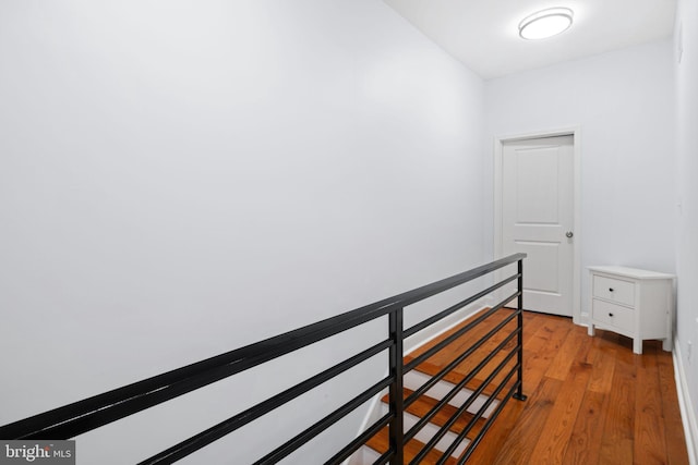 hallway featuring light hardwood / wood-style floors