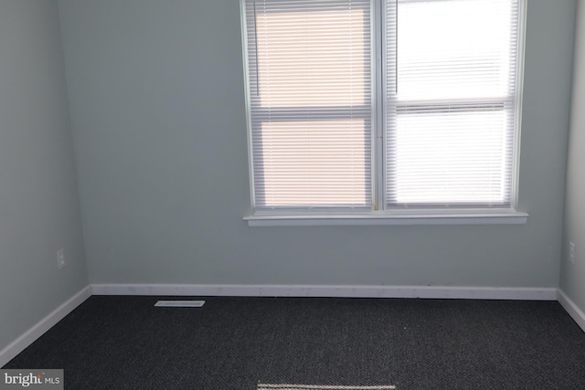 unfurnished room featuring carpet floors