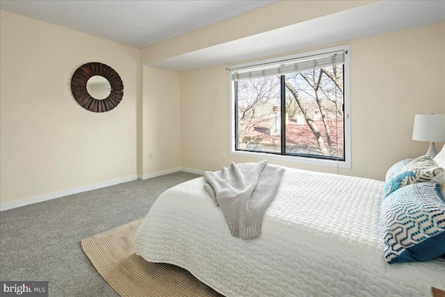 bedroom with carpet flooring