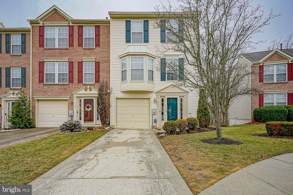 view of property with a front yard