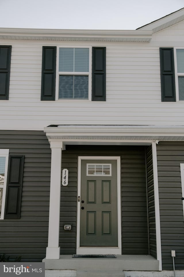 view of entrance to property