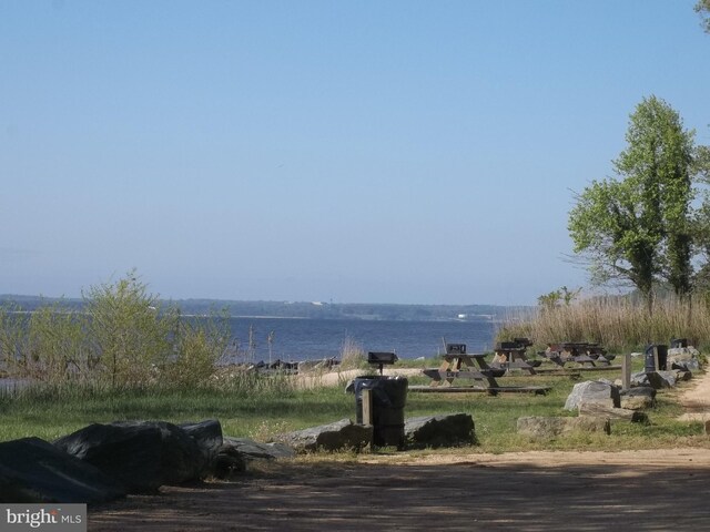 view of water feature