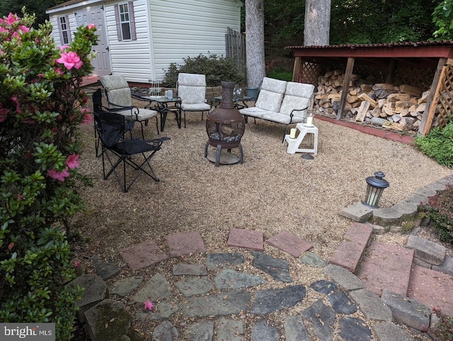 view of patio