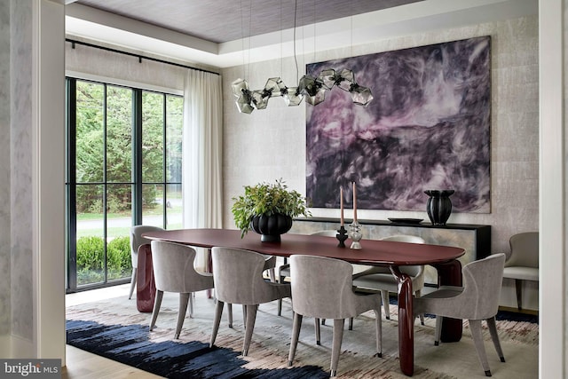 dining room featuring wood finished floors