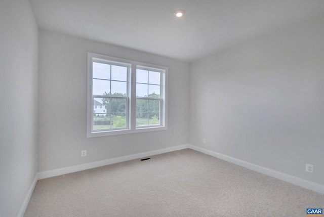 empty room with carpet floors