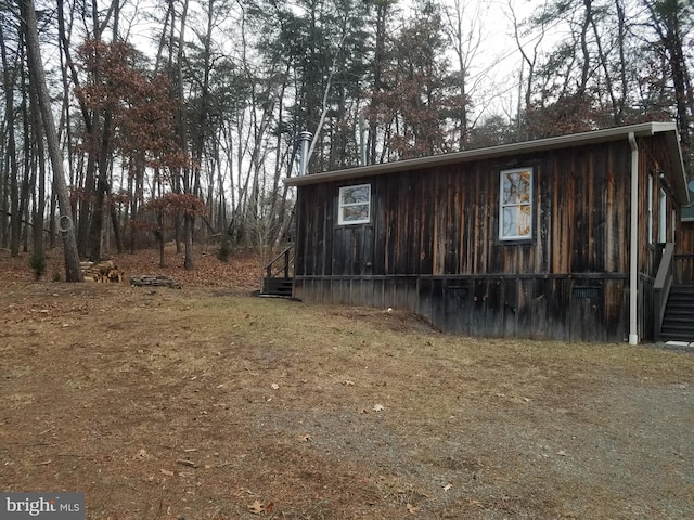 view of home's exterior