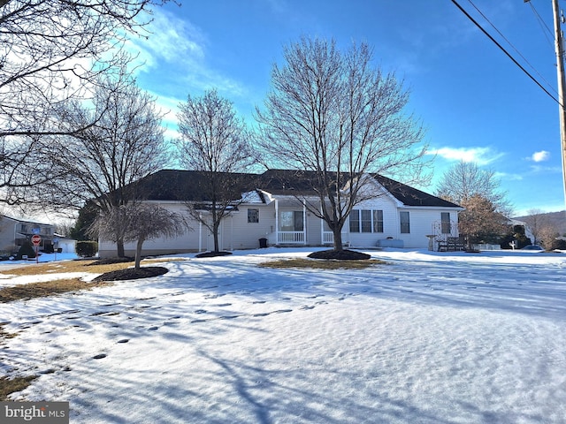 view of front of home