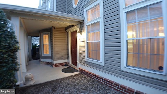 view of property entrance