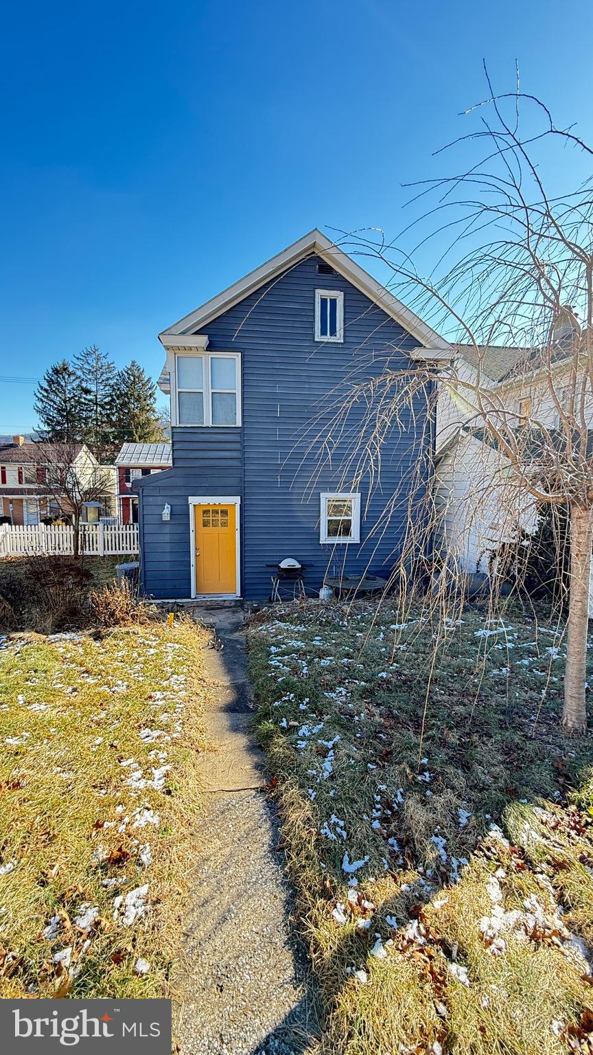 view of rear view of property