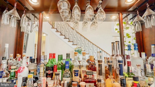interior space featuring stairway