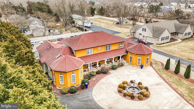aerial view