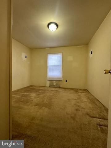 unfurnished room with carpet