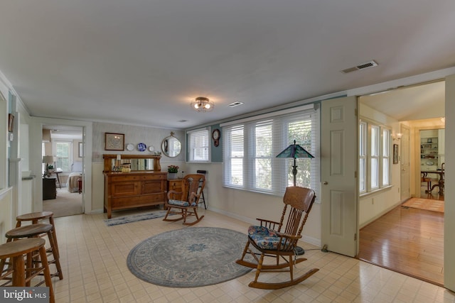 view of sitting room