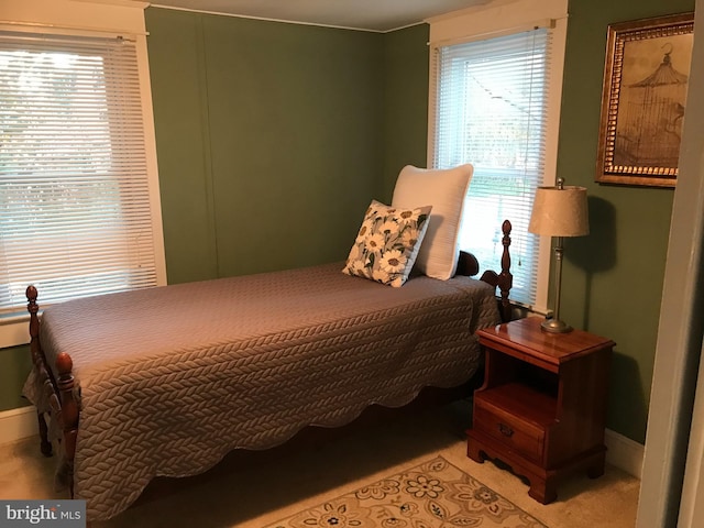 bedroom featuring multiple windows