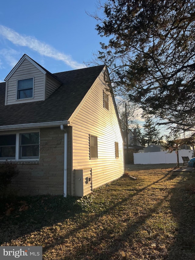 view of home's exterior