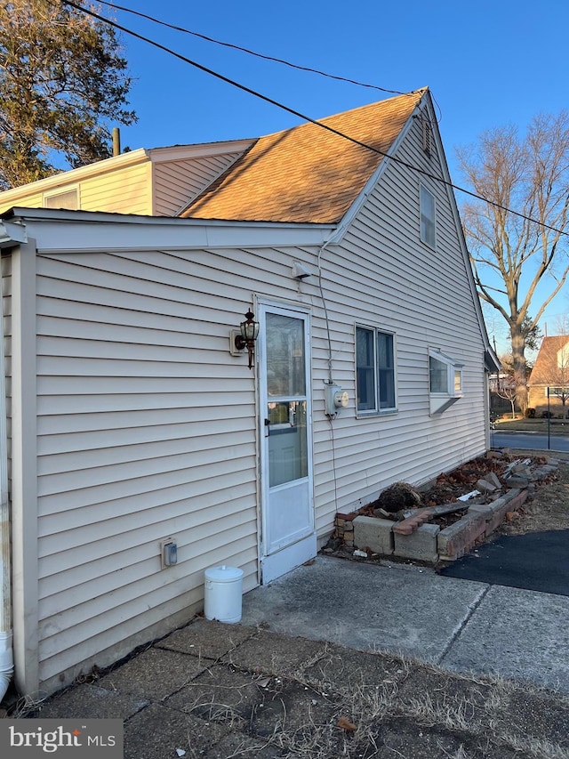 view of back of property