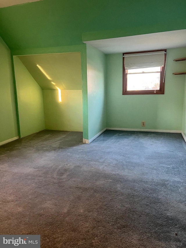 additional living space with carpet flooring