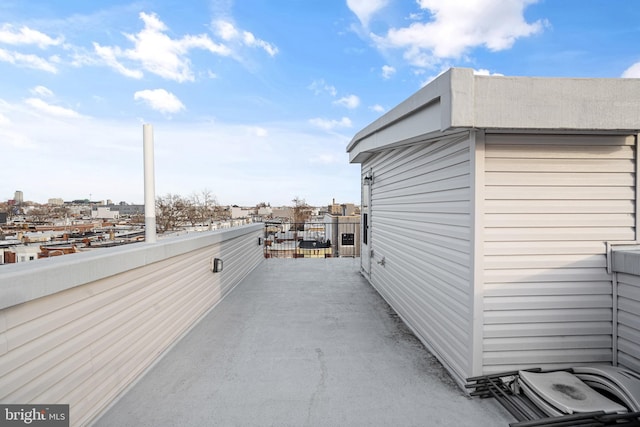 exterior space with a balcony