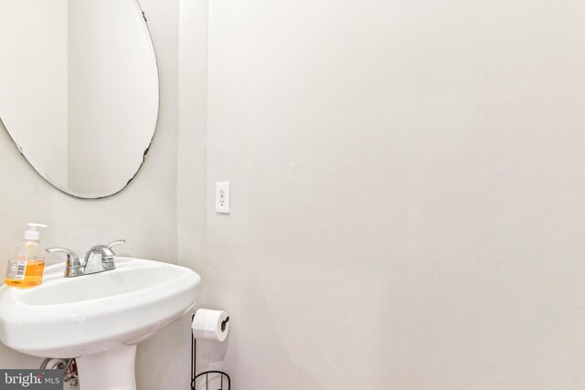 bathroom with a sink